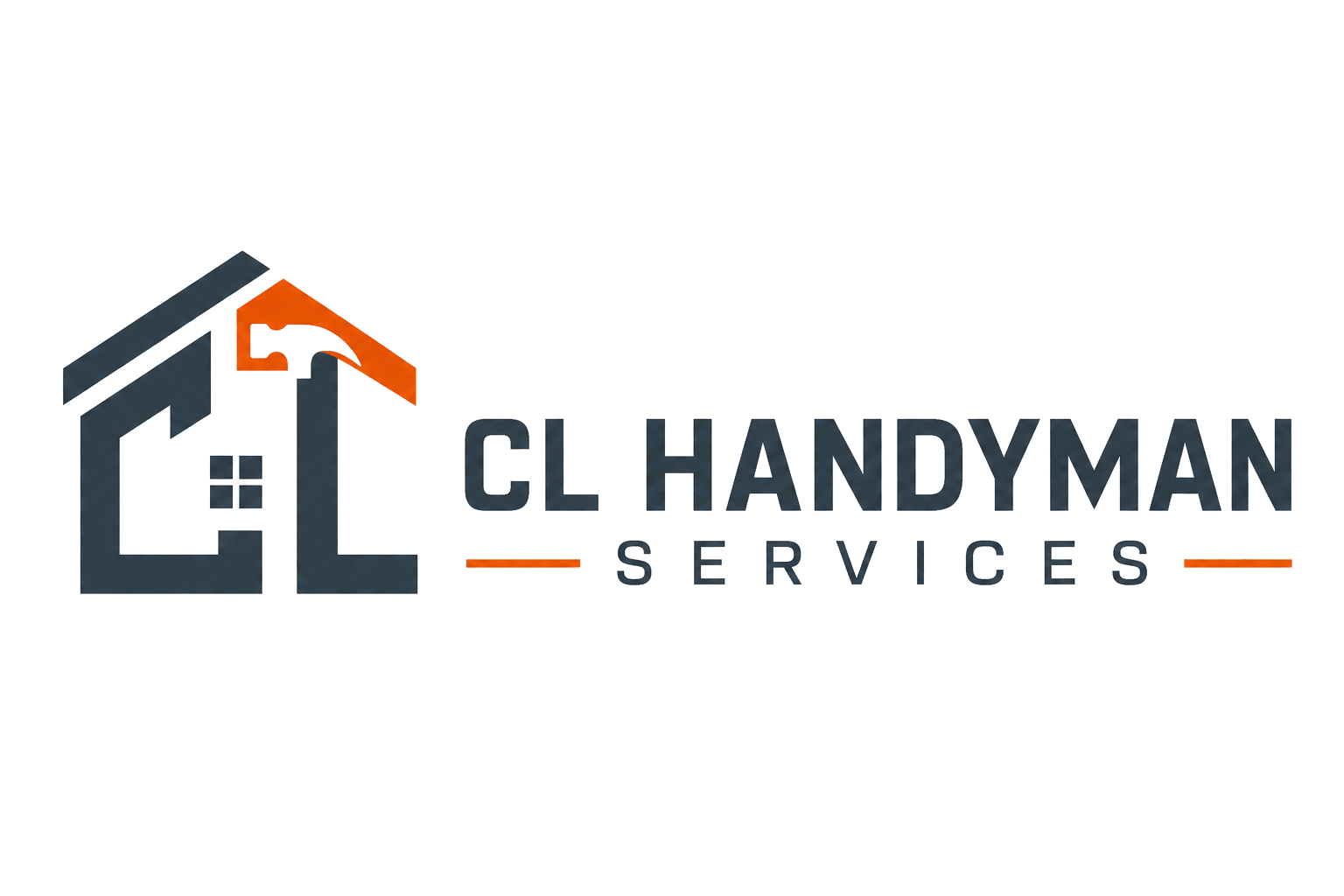 cl handyman services logo upscaled transparent